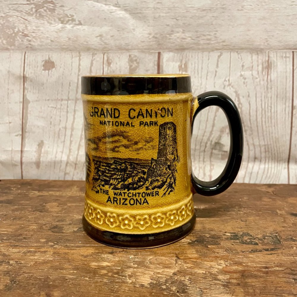 Vintage Grand Canyon National Park Souvenir Mug